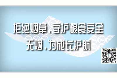 日逼免费看网站拒绝烟草，守护粮食安全